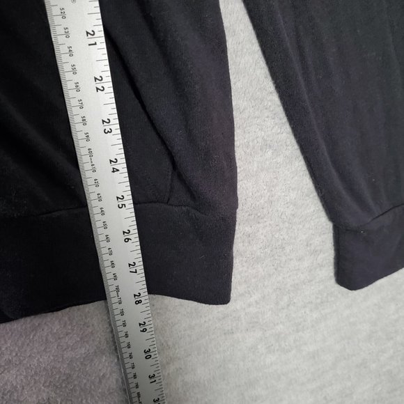 Maroon 5 Women Sweatshirt Medium Black Hoodie Logo S.I.N‎ Club 2015 Graphic - Picture 3 of 7